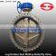 Cast iron body EPDM seat DI lug type double stem ANSI butterfly valves