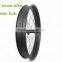 Farsports carbon bicycle wheels 100mm wide 25mm deep for snow bike 32H/32H UD matte clincher bicycle wheels with 15*135/12*170mm