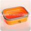 Dongguan wholesale silicone products foldable bento lunch box