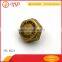 No.8221 Hexagonal customized logo rivet and stud in silver/gold/antique brass color