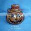 Beautiful halloween decorative pumpkin, halloween ceramic pumpkin lantern
