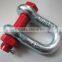 3/4'' D shackle US type shackle for tow strap with black powder coating