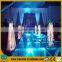 Transparent clear lighting white acrylic glass wedding stage platform