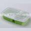 microwave safe rectangle 2 compartment plastic container food packaging