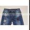Wholesale Patchwork Grinding Jeans Men With Moustache