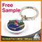Free Sample_metal two sided baseball personalized key ring