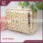 square metal bag flat closure box clutch clip frame