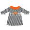 2016 Kaiyo kids Halloween clothes ruffle dress daily wear dress OEM service baby clothes factory