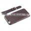 Newest products design for apple watch leather band strap with same TPU protective case for iPhone 6 in Brown