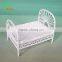 miniature doll house furniture iron wire wrought baby bed