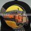 New fashion black unisex 6 panel untructured embroidered custom baseball cap wholesale