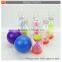 Plastic transparent bowling ball game toys with light