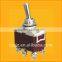 DPST auto reset ON-OFF-ON toggle switch spade connection,plastic toggle switch