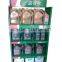 metal engine oil bottle supermarket shelf gondola advertising price HSX-S0082