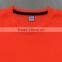 Men dry fit quick dry polyester mesh orange sport t shirt
