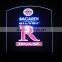 indoor reception led backlit acrylic signage