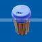 300pcs wooden colored toothpicks
