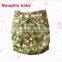 Reusable and washable eco-friendly baby diaper, cartoon print hot sale cloth diaper, cloth nappy