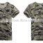 Military amry camouflage slim fit short t shirt for men