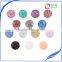 50pcs/lot resin flat back 12mm round druzy beads for earring