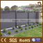 popular and cheap plastic timber composite wpc fence