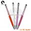 KKPEN 2 in 1 promotional twist action capacitive screen touch stylus metal ball pen