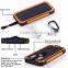 8000 to 10000mah full capacity portable cellphone solar charger for mobile cell phone