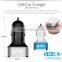 BoostDrive 36W 7.2A 3-Port Premium Aluminum USB Car Charger with SmartID Technology