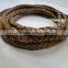 Braided Leather Breided Leather Cord 5 mm SE B Brown