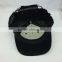 custom design your own snapback cap with metal plate logo