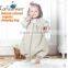 GOTS Organic 100% Cotton Infant Baby Kids Foot Sleeping Bag With Detachable Sleeves for All Seasons