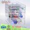 Acrylic Cosmetic Storage Display Box with 6-tiers /acrylic storage box/Modern Design Acrylic Makeup Storage box