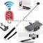 With Bluetooth Shutter button wireless Selfie Stick, Extendable Handheld Portable Professional Bluetooth Selfie Sticks
