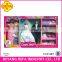Cute plastic princess dolls for dress-up game