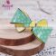 Fashion acetate jewelry kids fashion hair clip acrylic bow decorative hair pins