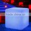 Light up PE Plastic Chairs/led Chair/light Cube Seat
