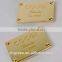 Luxury embossed logo metal tags for car