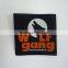 Promotional Loop Fold Woven Label for Staff Coat