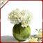 Fashion design handmade wood grain pattern decorative circular glass vase