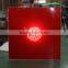 WDM new products red reflective yellow flashing lights solar powered aluminum led road sign