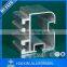 Durable groove tube aluminum slot U slot aluminium profile