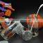 CD-601-035H 100ml clear glass long Pudding bottle pudding jar with lids for halloween