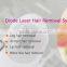 Lip Hair Diode Laser For Hair Removal 808nm Beauty Skin Rejuvenation Machine For Clinic/808nm Diode Laser Hair Removal Machine