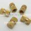 Factory wholesale m3/m4/m5 brass inside/outside knurled nut part