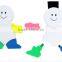 New 4 in 1 promotion medical man shape Desk Buddy Highlighter pen set and Brush