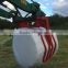 hot sale new design top quality tractor front end loader use universal hydraulic bale grab bale holder bale gripper bale clamp