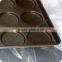 Teflon hamburger tray, plated-aluminum hamburger tray for bakery