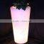 LED flower pot for sale different country/good metail flower pot with led