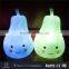 Wholesale Battery Operated Kids Room Pear Shape LED Night Light