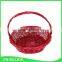 Hand woven wicker material christmas fruit baskets